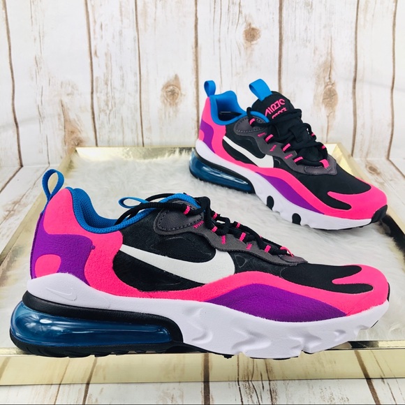 Nike Shoes - Nike Air Max 270 React GS Hyper Pink  Women's 7.5